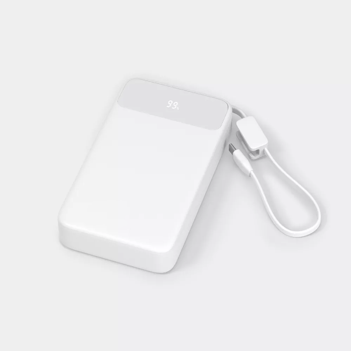 Ładowarka Przenośna 20000 Mah Z Wbudowanym Kablem Pętlowym