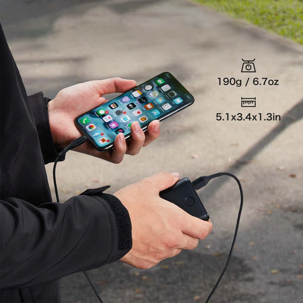 Ładowarka Przenośna 10000 Mah Lekki Z Dwoma Portami USB
